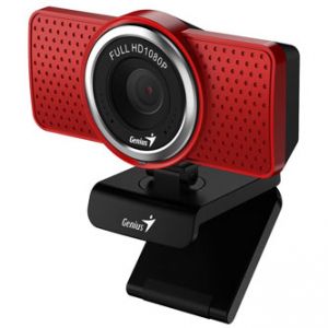 Genius Web kamera ECam 8000, Full HD, USB 2.0, červená
