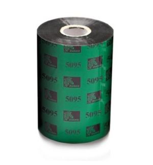 Resin Ribbon, 64mmx74m (2.52inx242ft), 5095; High Performance, 12mm (0.5in) core, 12/box