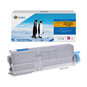 G&G kompatibilní toner s 46490606, magenta, NT-COC532XXM, pro OKI C532DN, C542DN, MC563DN,