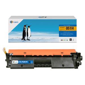 G&G kompatibilní toner s CRG051H, black, 4100str., NT-PC051XC, high capacity, pro Canon LB