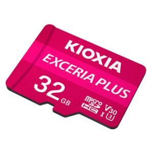 Kioxia Paměťová karta Exceria Plus (M303), 32GB, microSDHC, LMPL1M032GG2, UHS-I U3 (Class