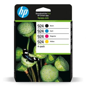 HP Ink/924 CMYK Original Ink CART 4-Pack