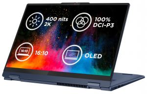 Lenovo IdeaPad 5 2-in-1 16AHP9 Ryzen 5 8645HS/16GB/SSD 512GB/16"/2K/OLED/400nitů/60Hz/touc