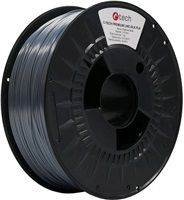 C-TECH Tisková struna (filament) PREMIUM LINE, Silk PLA, čedičová šedá, RAL7012, 1,75mm, 1