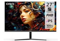 CHiQ 27" UltraSlim monitor 27F650R FHD, 100 Hz, Frameless, repro, černý