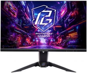 Phantom Gaming by Asrock monitor PG27QFT2A 27"/IPS/2560x1440/180Hz/400cd/m2/1ms/2xHDMI/DP/