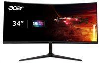 ACER LCD Nitro XZ342CUV3bmiiphx, 86cm (34") VA LED Curved, 3440x1440,180Hz,400nit,HDMI,DP,