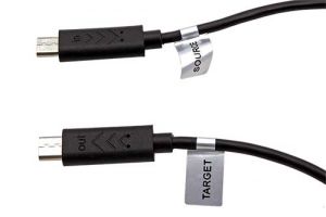 PREMIUMCORD USB 2.0 kabel na propojení dvou chytrých telefonů, microUSB B(M)- microUSB B(M