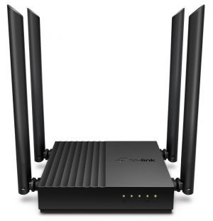 ROZBALENÉ - TP-Link Archer C64 AC1200 DualBand WiFi Router / 4x LAN /1x WAN / ac/a/b/n/g/ 