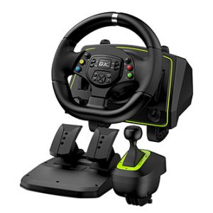 Volant Genius GX Gaming SpeedMaster X2, volant s pedály a řadící pákou, 13tl., USB, černý