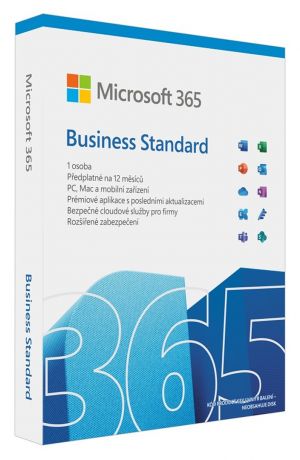 Microsoft 365 Business Standard CZ "Office 365" - předplatné na 1rok
