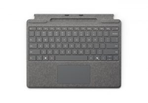 MS Surface Pro Keyboard + Pen Storage CM, Pen Storage, CoPilot Button, EN Int, Platinum - 