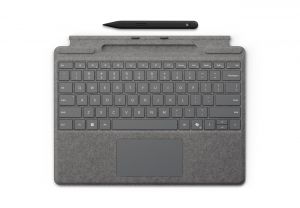 MS Surface Pro Keyboard + Slim Pen CM, Slim Pen, Pen Storage, CoPilot Button, EN Int, Plat