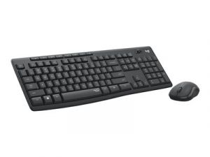 Logitech MK295 Silent - Klávesnice a sada myši - bezdrátový - 2.4 GHz - QWERTZ - německá -