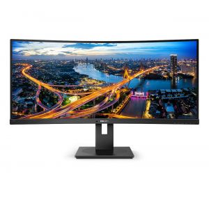 Philips LCD 346B1C 34" zakřivený VA/3440x1440@100Hz/5ms/80mil:1/300cd/DP/HDMI/4xUSB 3.2/US