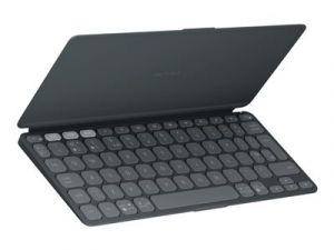 Logitech Keys-To-Go 2 - Klávesnice - vestavěný kryt - bezdrátový - Bluetooth LE - QWERTY -