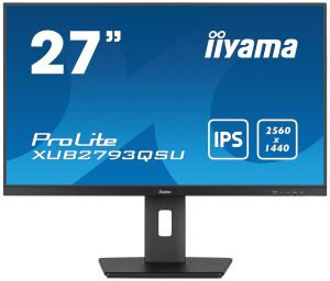 iiyama ProLite/XUB2793QSU-B7/27"/IPS/QHD/100Hz/1ms/Black/3R