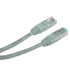 Síťový LAN kabel UTP crossover patchcord, Cat.5e, RJ45 samec - RJ45 samec, 10 m, nestíněný