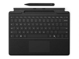 MS Surface Pro Keyboard + Slim Pen CM, Slim Pen, Pen Storage, Copilot Button, EN Int, Blac