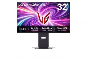 LG UltraGear/32GS95UV/32"/OLED/4K UHD/240Hz/0,03ms/Black/2R