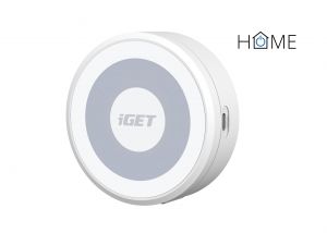 iGET HOME Chime CHS1 White - vnitřní reproduktor se zvukem a LED indikací, pro zvonek iGET