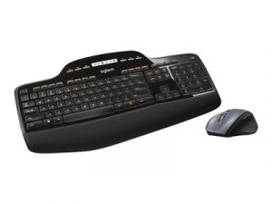 Logitech Wireless Desktop MK710 - Klávesnice a sada myši - bezdrátový - 2.4 GHz - severské