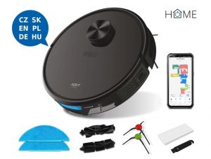 iGET HOME Hurricane G3 - robotický vysavač i mop, Lidar, kompatibilní s košem GS1, Android