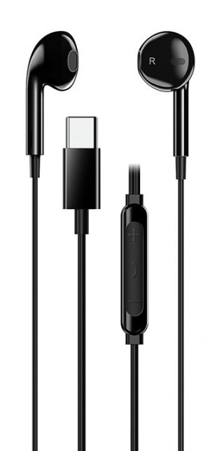 Genius HS-M365, sluchátka s mikrofonem, černá, 2.0, špuntová, USB Type-C