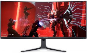 POŠKOZENÝ OBAL - DELL AW3423DW Alienware curved / 34" LED/ 21:9/ WQHD/ 3440 x 1440/ 4x USB